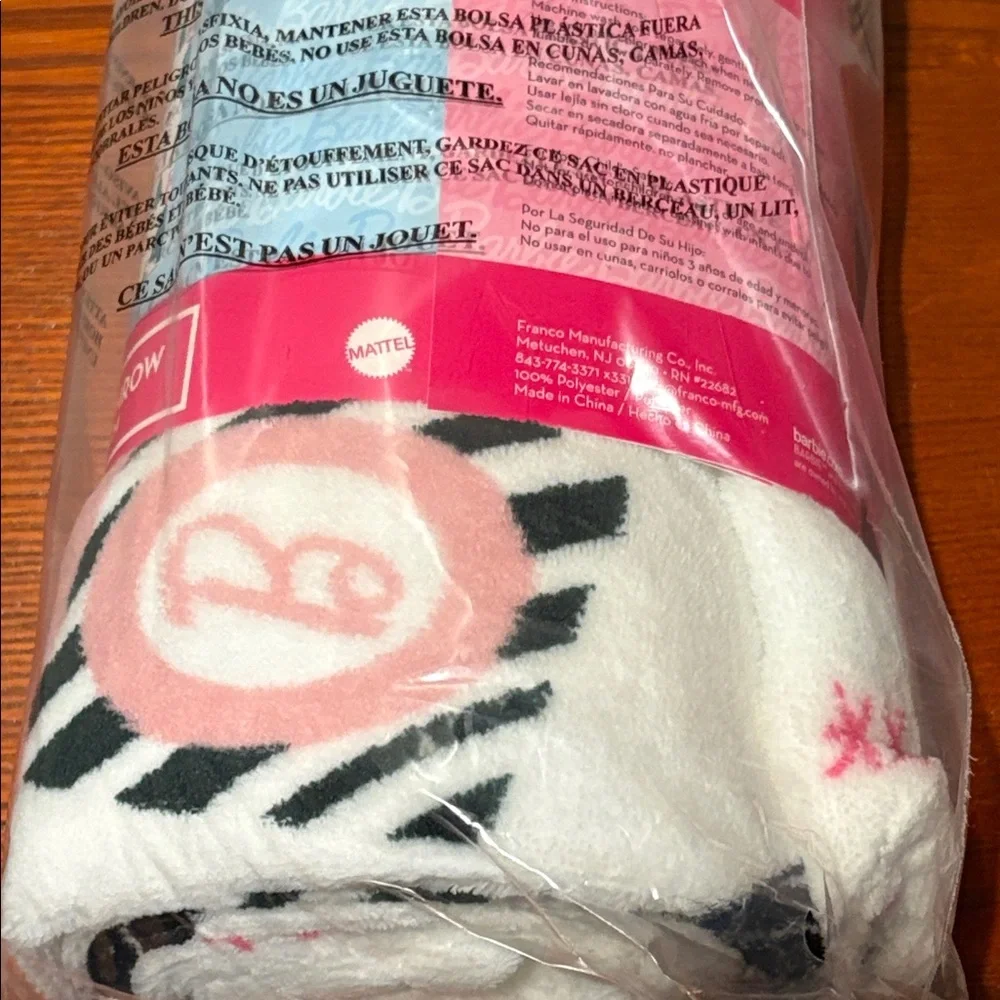 Barbie Christmas Throw Blanket